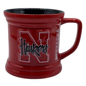Nebraska Huskers Red 12oz Ceramic Coffee Mug